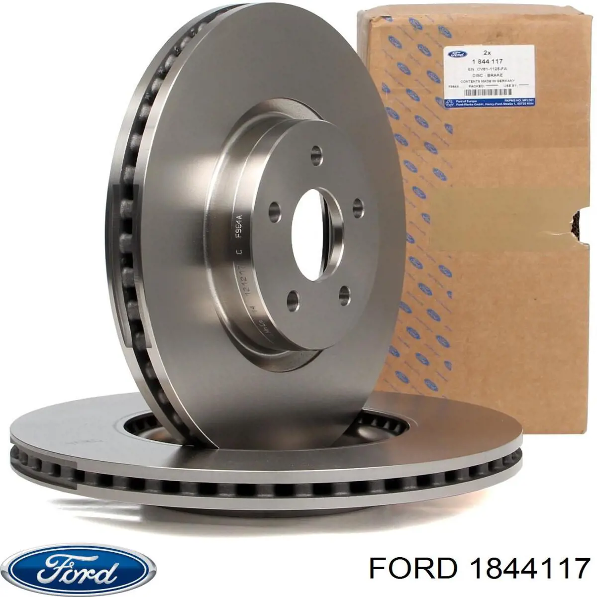 1844117 Ford Гальмо дискове переднє
