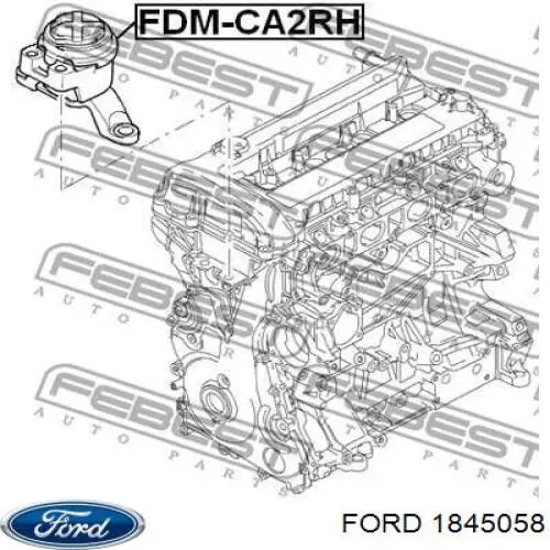 Купити 1845058 Ford Подушка (опора) двигуна, права