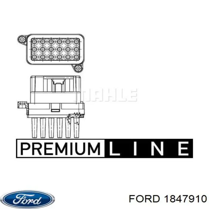 Купити 1847910 Ford Їжак обігрівача