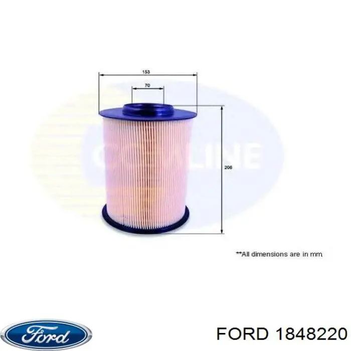 Купити 1848220 Ford Автомобільний фільтр повітря