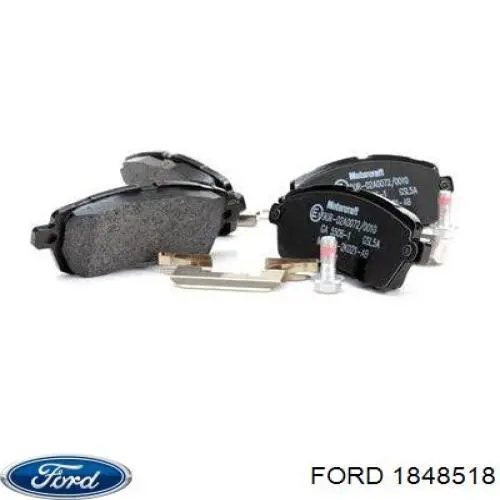 1848518 Ford колодки гальмівні передні, дискові