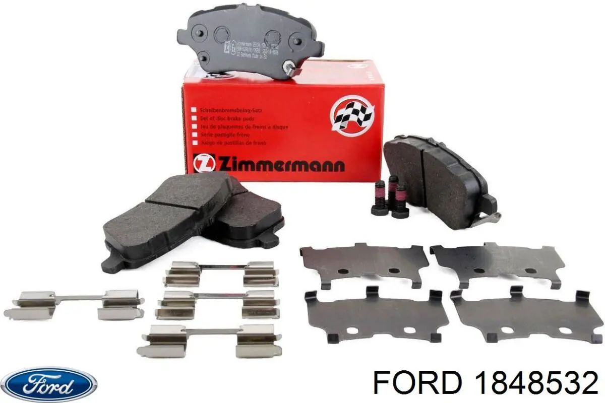 Купити 1848532 Ford Колодки гальмівні передні, дискові