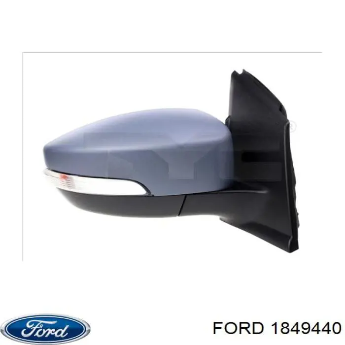 1849440 Ford накладка дзеркала заднього виду, ліва
