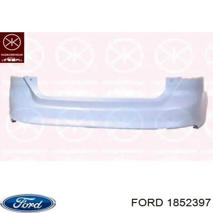  Задній бампер Ford Focus 3