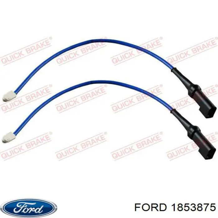 1853875 Ford Датчик зносу гальмівних колодок, задній