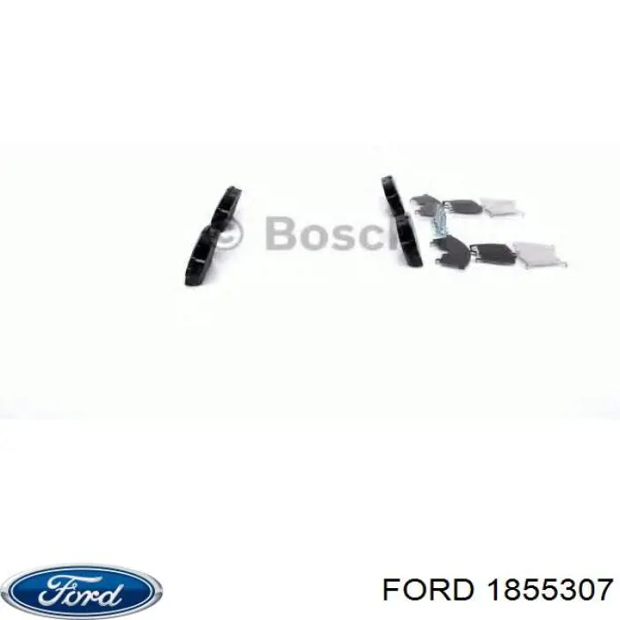 Купити 1855307 Ford Колодки гальмівні передні, дискові