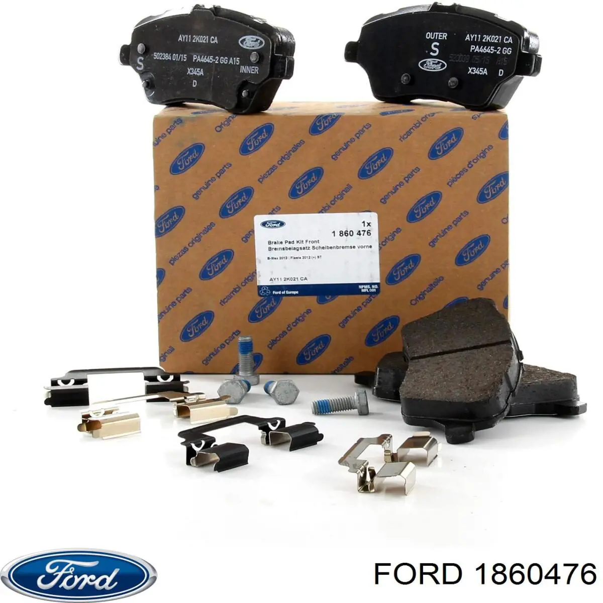 Купити 1860476 Ford Колодки гальмівні передні, дискові