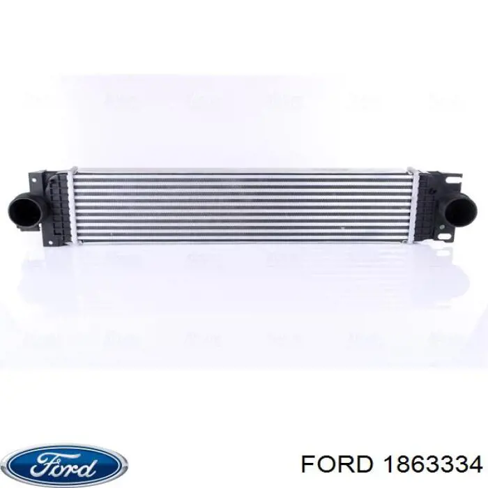Купити 1863334 Ford Радіатор интеркуллера