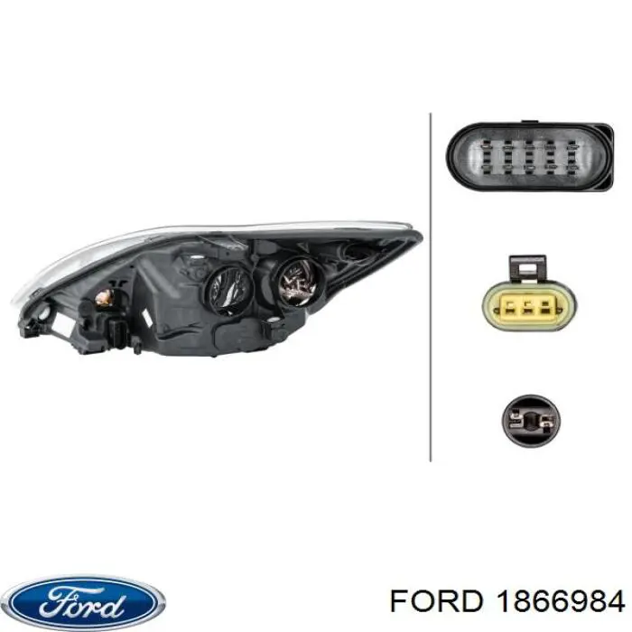 1866984 Ford Буфер-відбійник амортизатора переднього