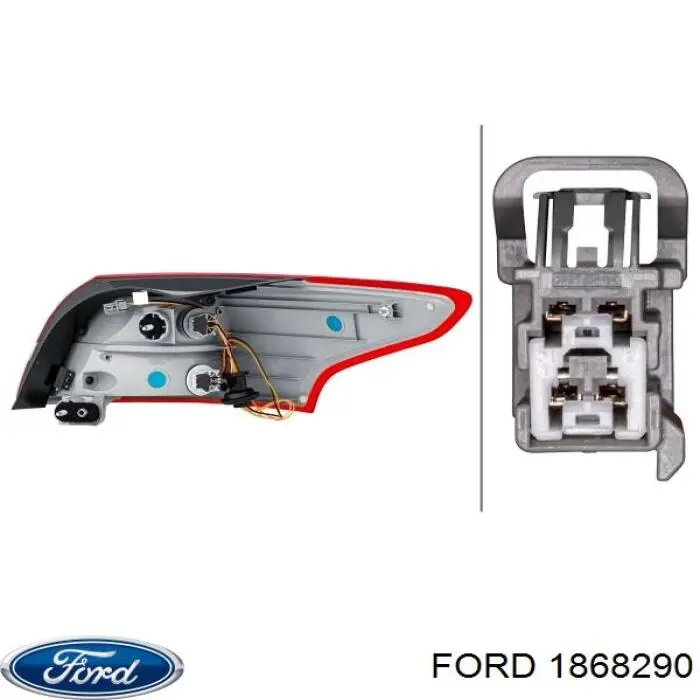Задня ліва зовнішня фара Ford 1868290 ціна, від 52.68 USD