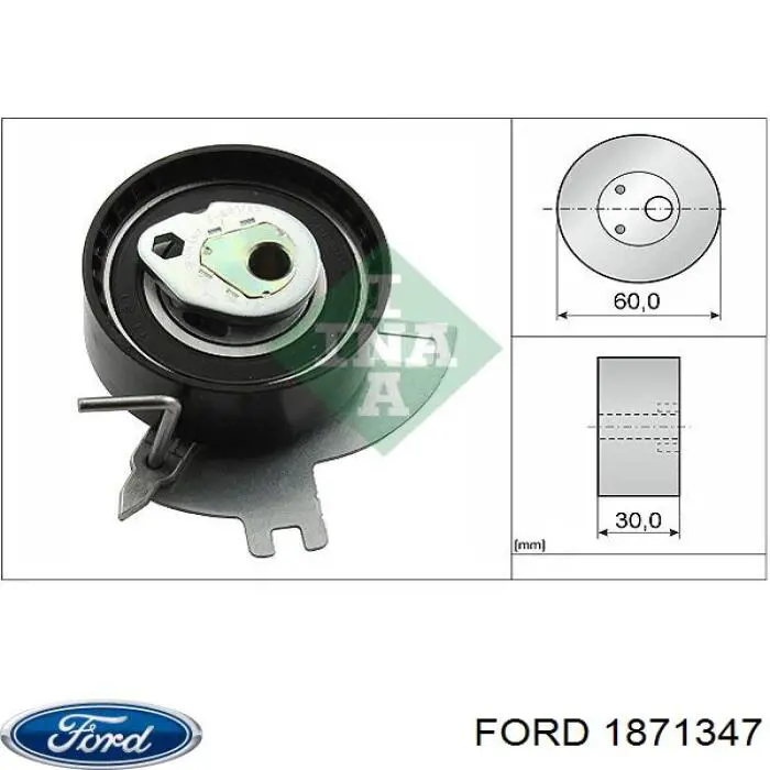 Купити 1871347 Ford Натяжний ролик