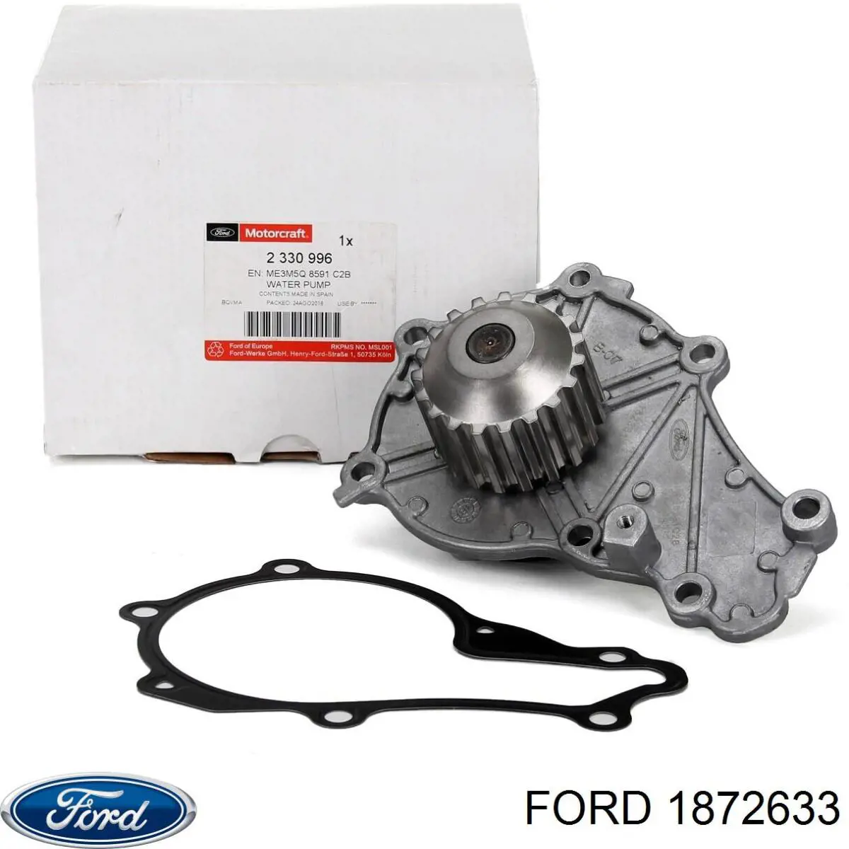 Кожух термостата Ford 1872633 ціна, від 244.91 USD