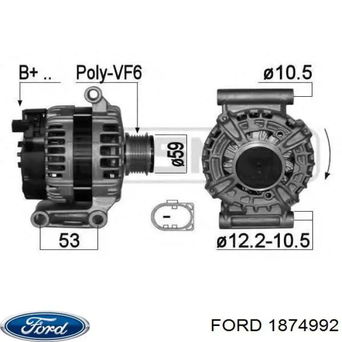 Купити 1874992 Ford Генератор