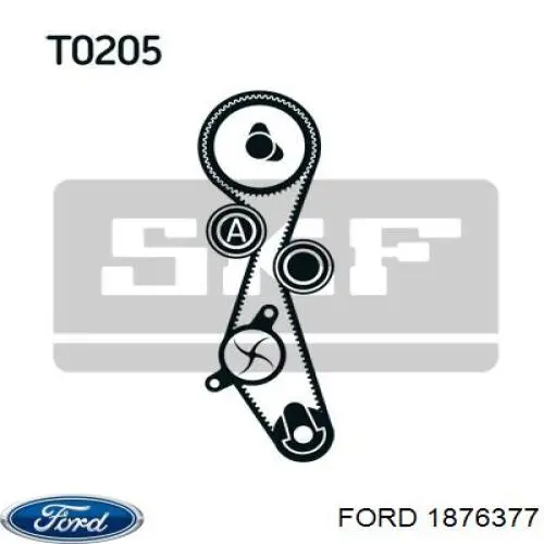 Комплект ГРМ 1876377 Ford