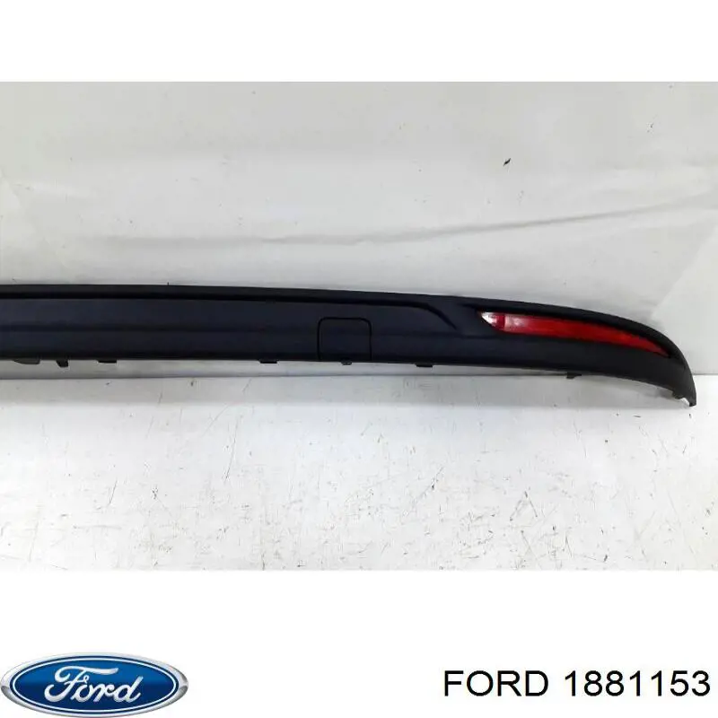 1881153 Ford Молдинг заднього бампера, центральний