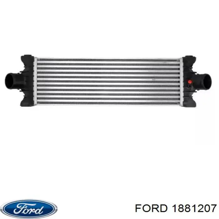 Купити 1881207 Ford Радіатор интеркуллера