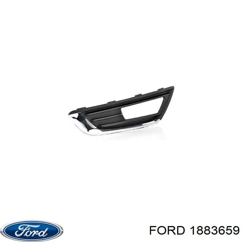 Решітка переднього бампера, ліва Ford F1EZ15266F ціна, від 13.10 USD