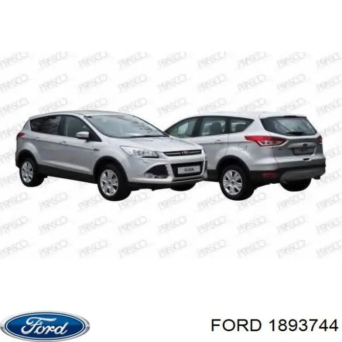 Облицювання радіатора Ford 1893744 ціна, від 43.71 USD