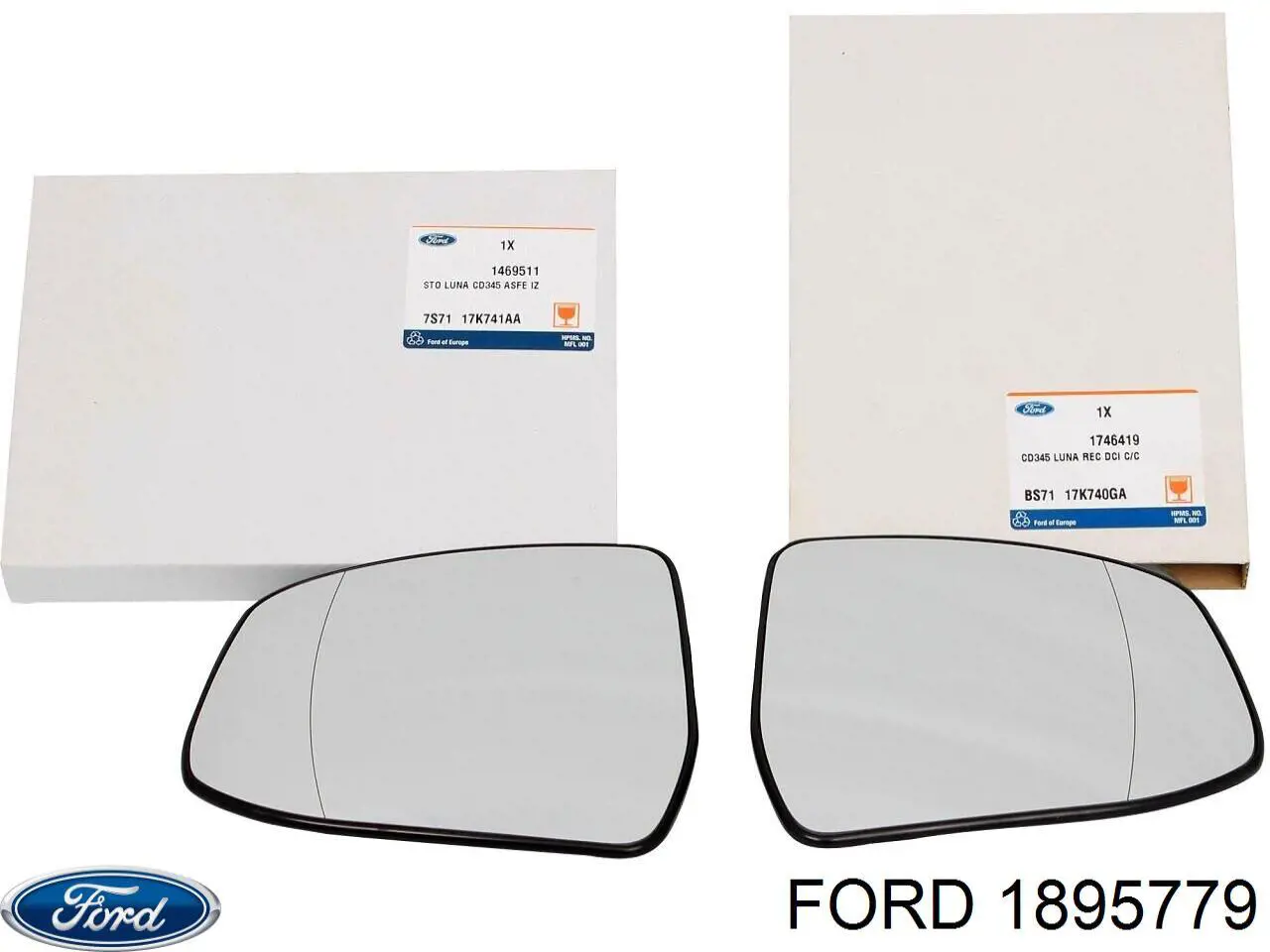 Ліве бічне дзеркало Ford 1895779 ціна, від 88.68 USD