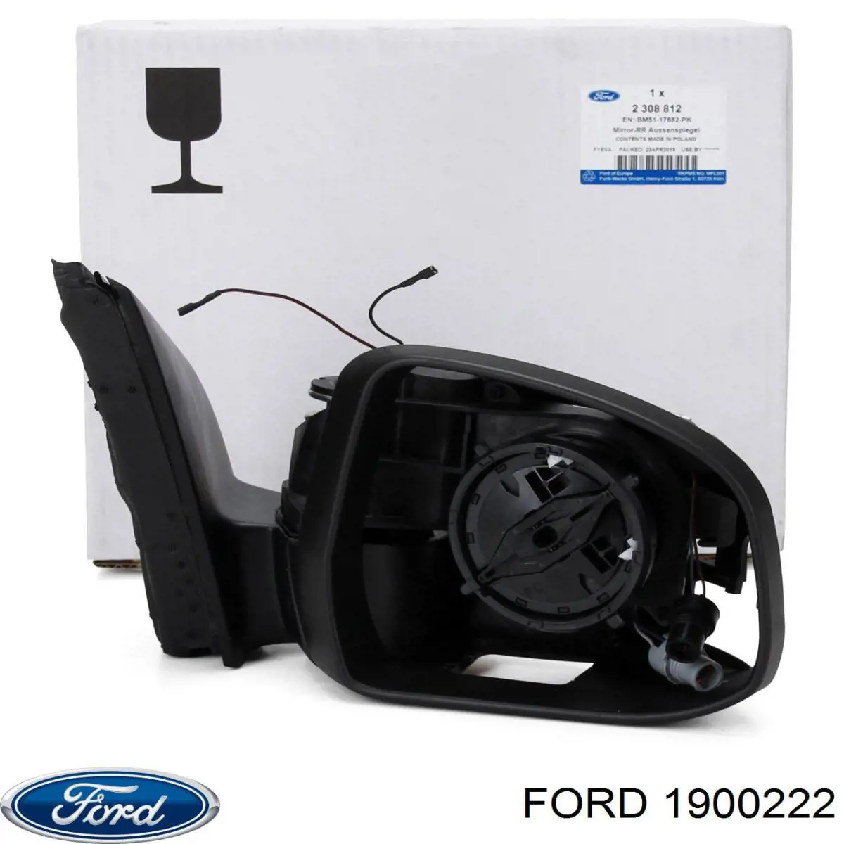 Праве бічне дзеркало Ford 1900222 ціна, від 109.81 USD
