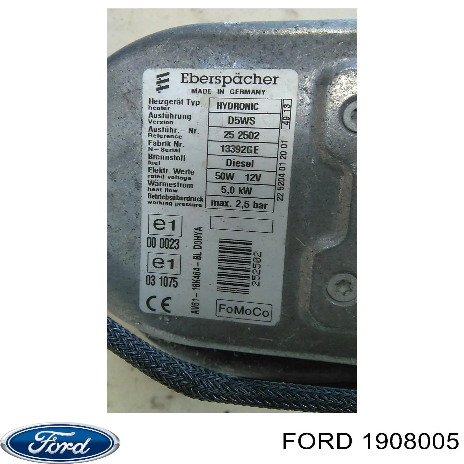 Автономка Ford 1908005 ціна, від 427.98 USD