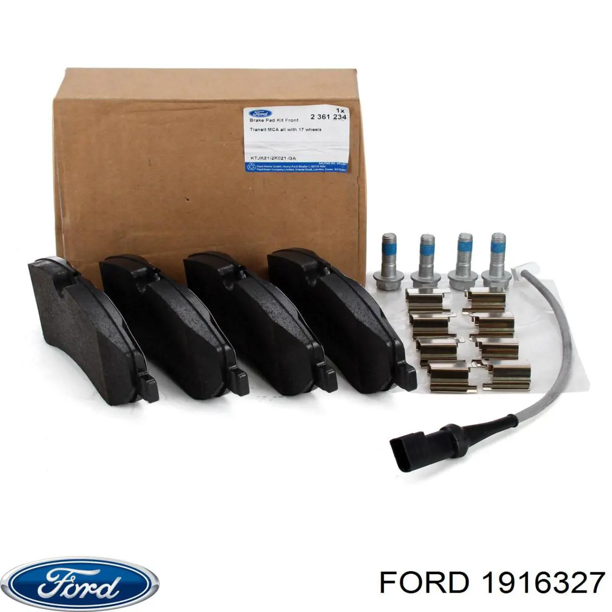 Задні гальмівні колодки Ford 1916327 ціна, від 21.65 USD