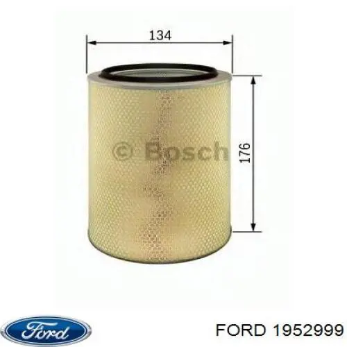 1952999 Ford фільтр повітряний