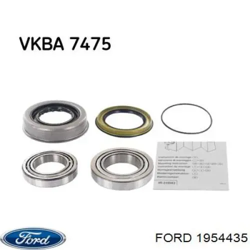 Підшипник ступиці передній, внутрішній Ford 1954435 ціна, від 10.31 USD
