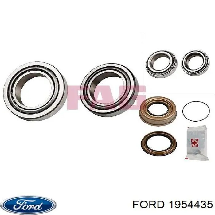 Купити 1954435 Ford Підшипник маточини передньої, внутрішній