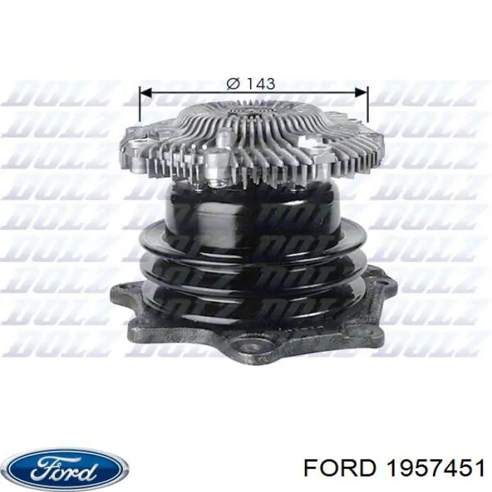Купити 1957451 Ford Насос охолоджуючої рідини