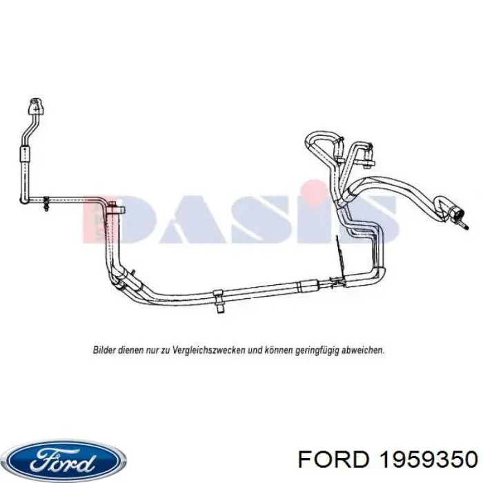 Підшипник маточини задньої 1959350 Ford