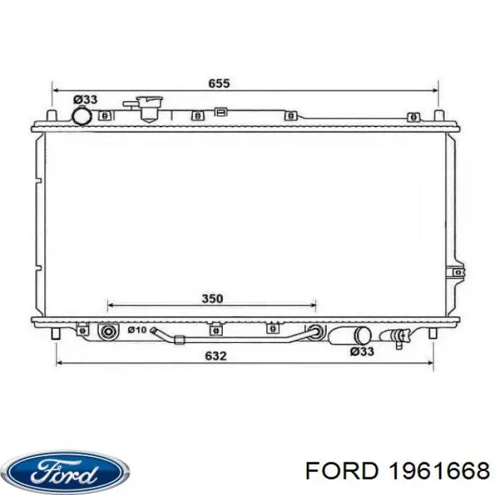 Наконечник рульовий Ford 1961668 ціна, від 9.30 USD