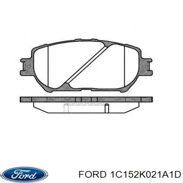 Купити 1C152K021A1D Ford Колодки гальмівні передні, дискові