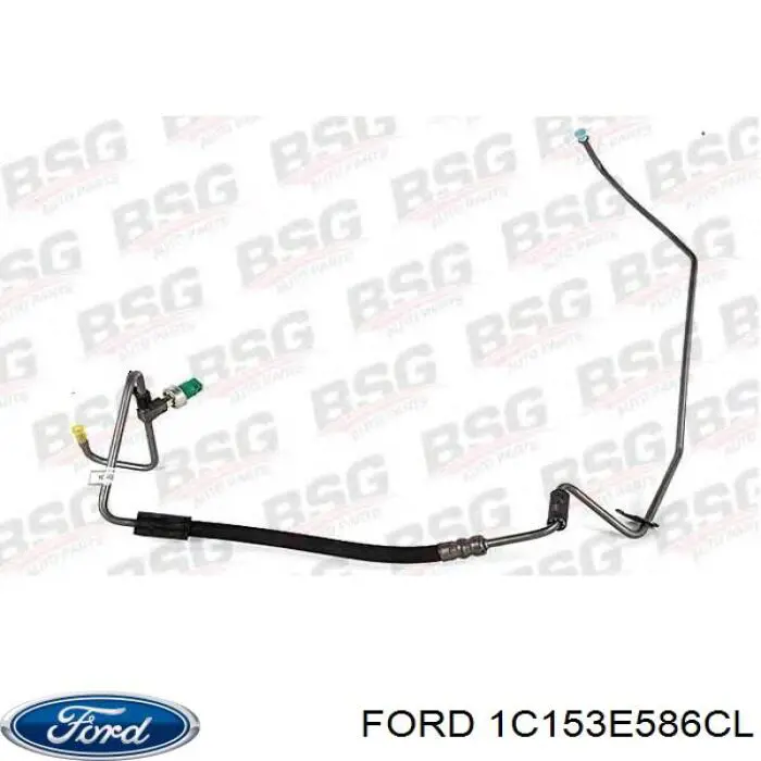 Патрубок високого тиску гідропідсилювача Ford 1C153E586CL ціна, від 42.95 USD