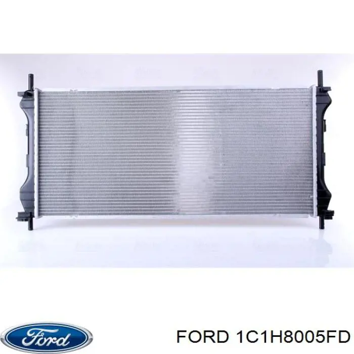 Радіатор основний Ford 1C1H8005FD ціна, від 69.08 USD