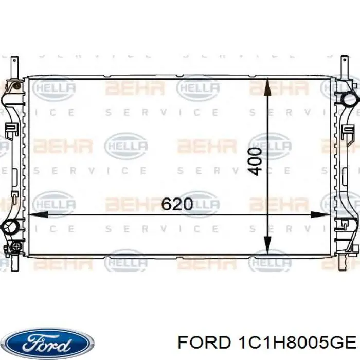 Радіатор основний Ford 1C1H8005GE ціна, від 69.06 USD