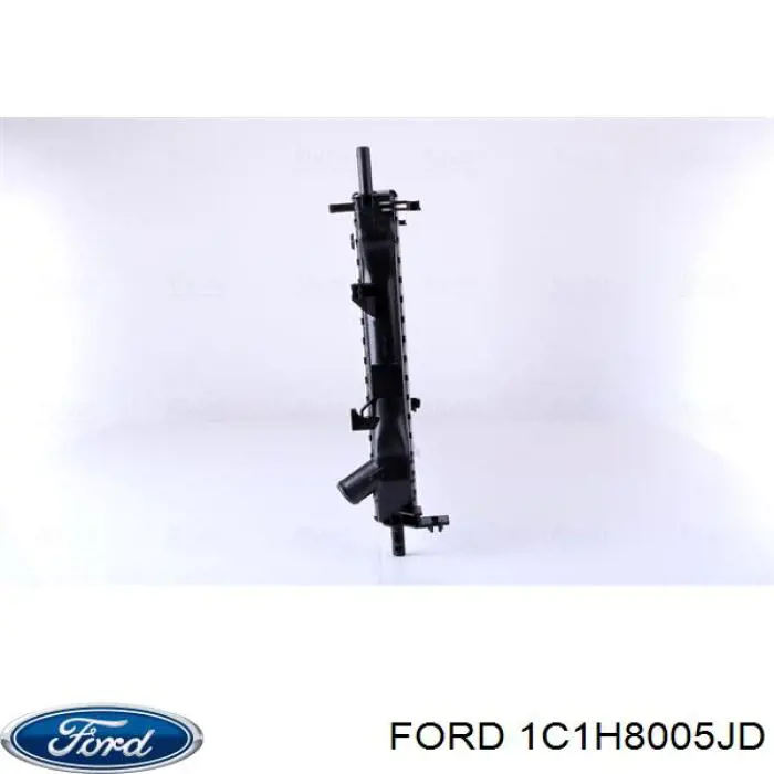 1C1H8005JD Ford Радіатор охолодження двигуна