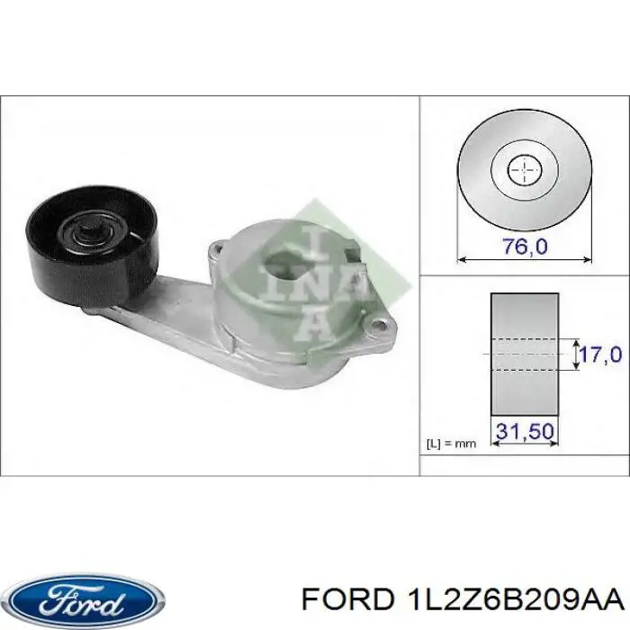 Купити BT61 Ford Натягувач приводного ременя
