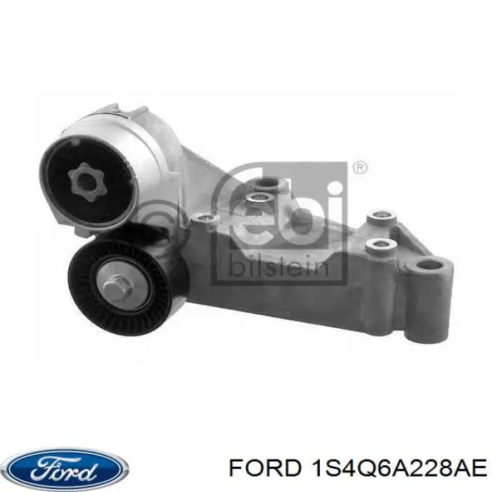 1S4Q6A228AE Ford натягувач приводного ременя