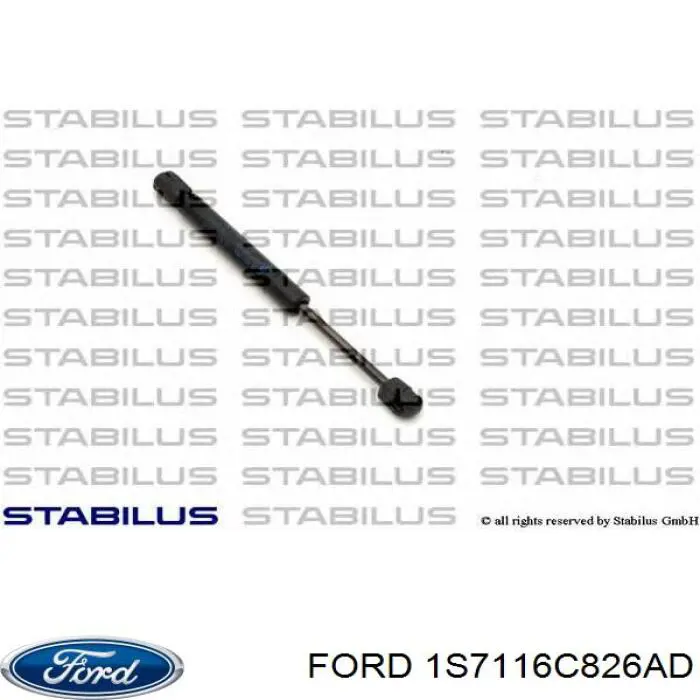 Купити 1S7116C826AD Ford Амортизатор під капот