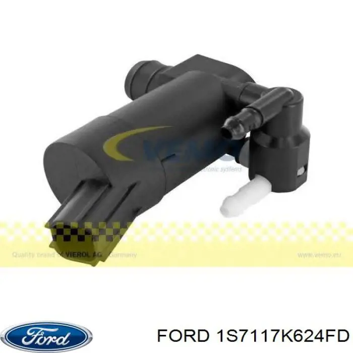 Купити 1S7117K624FD Ford Моторчик омивача скла передній/задній