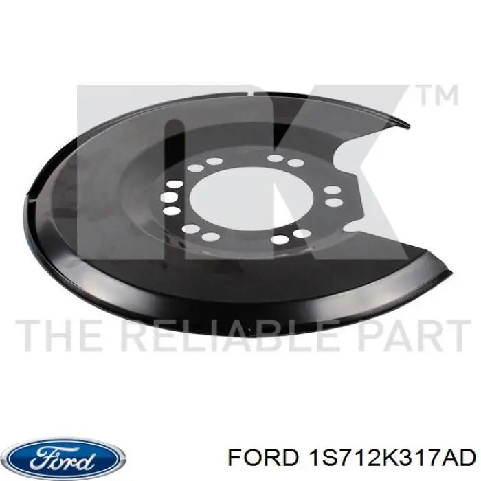 Купити 1211912 Ford Захисний кожух гальмівного диска, заднього
