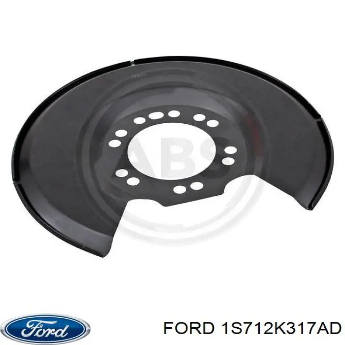 Захисний кожух гальмівного диска, заднього Ford Mondeo 3 (BWY) (Форд Мондео)