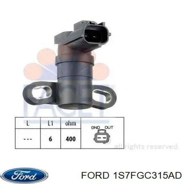 1S7FGC315AD Ford датчик положення (оборотів коленвалу)