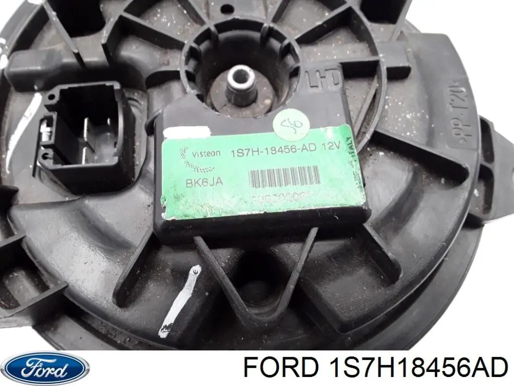 1S7H18456AD Ford двигун вентилятора пічки (обігрівача салону)