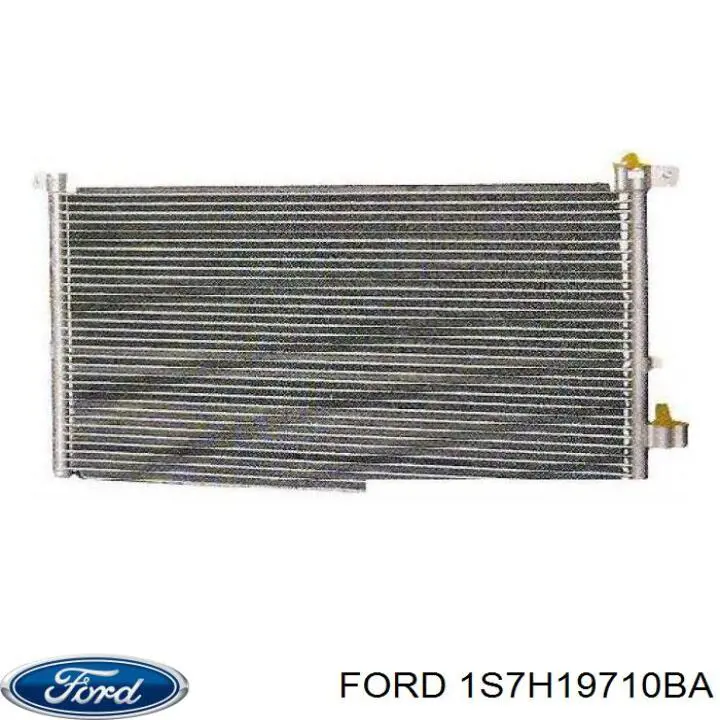 1S7H19710BA Ford радіатор кондиціонера