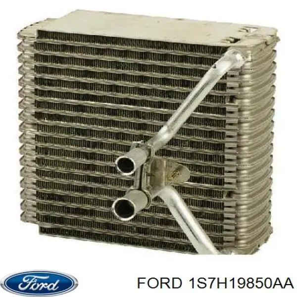 1S7H19850AA Ford радіатор кондиціонера салонний, випарник