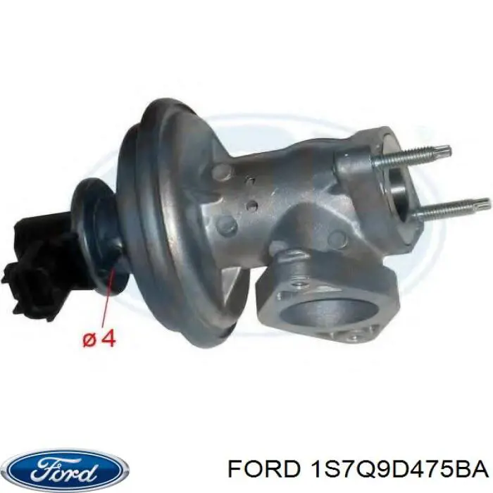 Клапан EGR, рециркуляції газів 1S7Q9D475BA Ford