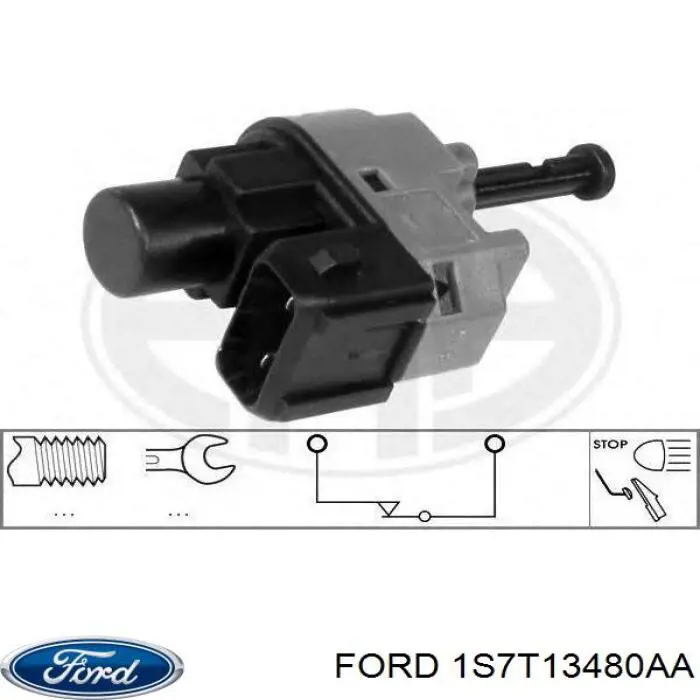 1S7T13480AA Ford датчик включення ліхтарів заднього ходу