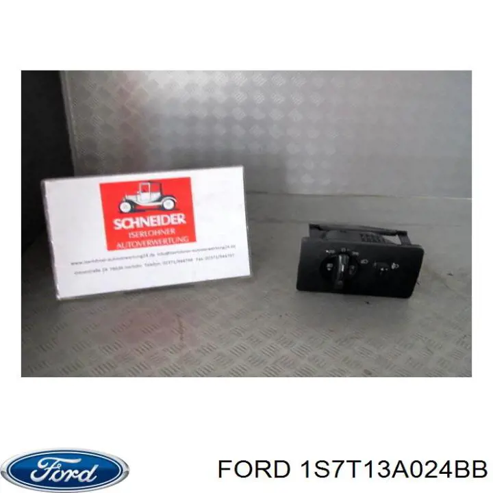 Купити 1S7T13A024BB Ford Перемикач світла фар, на "торпеді"